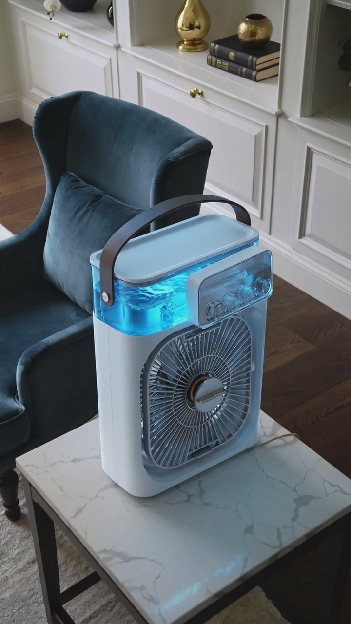 FrostAir™ – Ventilateur Rafraîchisseur Brumisateur 3-en-1